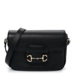 Arabella Calfskin Horsebit 1955 Shoulder Bag  Black