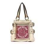 Toile Globe Shopper Cabas PM Red